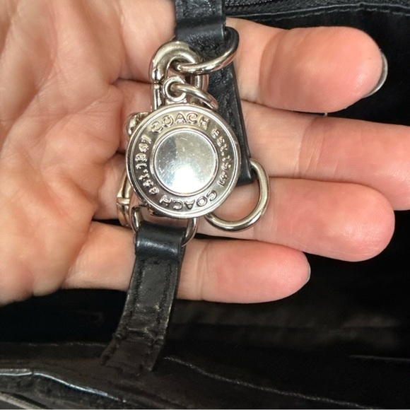 Coach Authentic 2007 Signature Stripe Top Handle Purse Tote - Picture 12 of 16